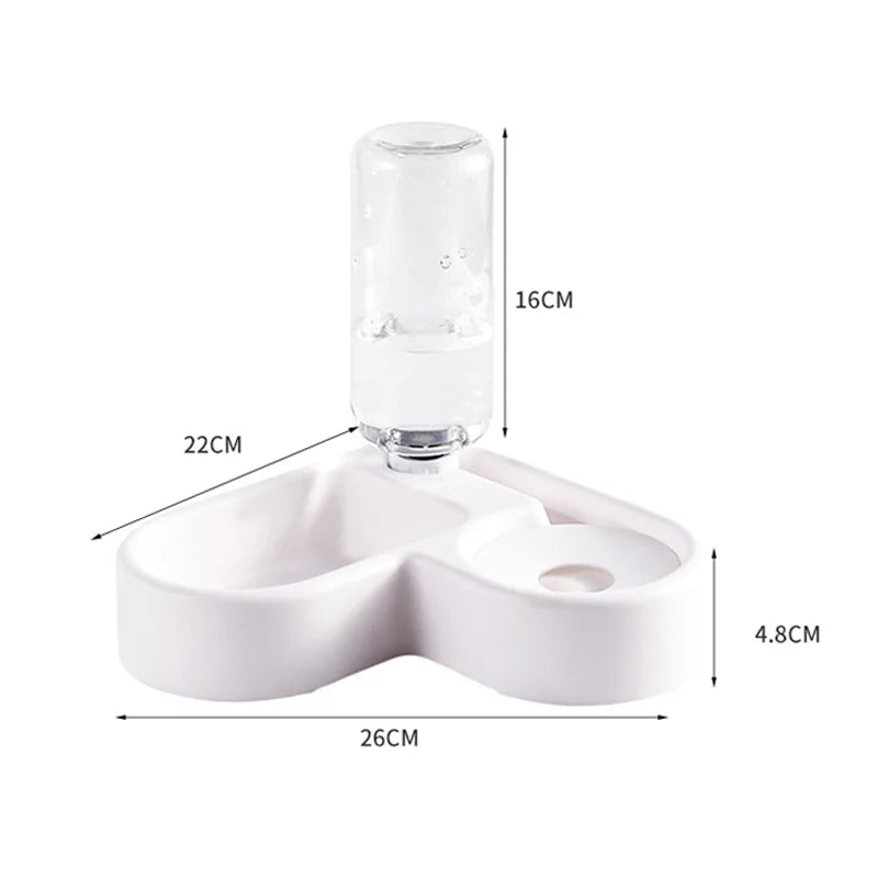 Tigela automática para animais de estimação, à prova de umidade, para gatos e cães, multifuncional para beber e comer.