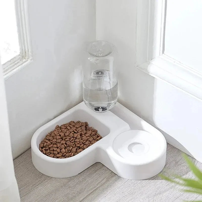 Tigela automática para animais de estimação, à prova de umidade, para gatos e cães, multifuncional para beber e comer.