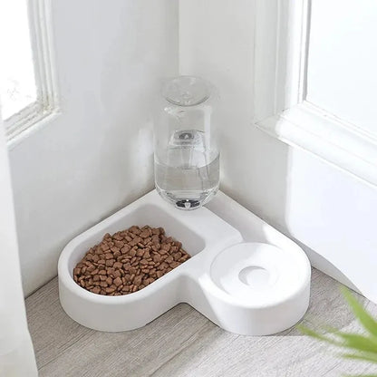 Tigela automática para animais de estimação, à prova de umidade, para gatos e cães, multifuncional para beber e comer.