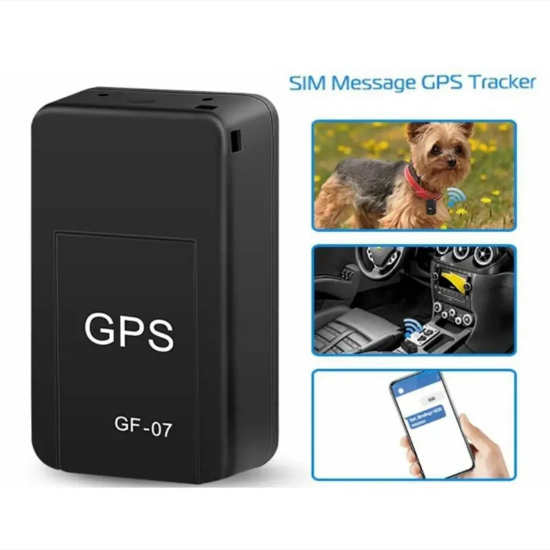 Mini Rastreador GPS Magnético GF-07 – Localizador em Tempo Real para Veículos, Pets e Família