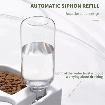 Tigela automática para animais de estimação, à prova de umidade, para gatos e cães, multifuncional para beber e comer.