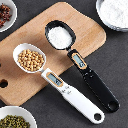 Colher Balança Digital Portátil Cozinha - Pese Café, Farinha e Temperos com Precisão.