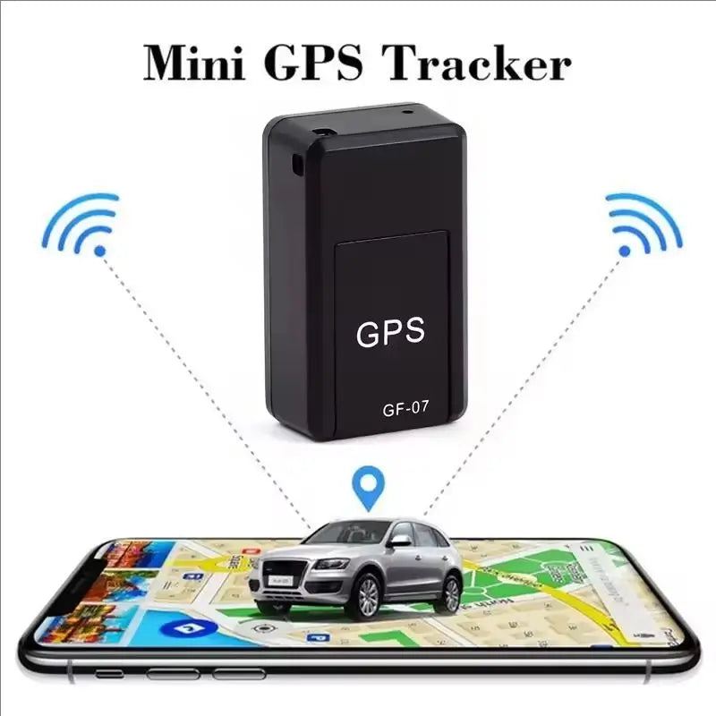 Mini Rastreador GPS Magnético GF-07 – Localizador em Tempo Real para Veículos, Pets e Família