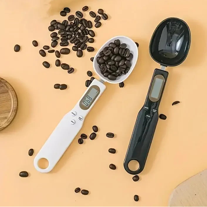 Colher Balança Digital Portátil Cozinha - Pese Café, Farinha e Temperos com Precisão.